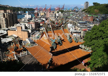 基隆の市街地を展望 132872371