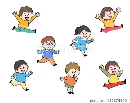 色々な子供たち 色々な子供たち 132874590