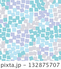 タイルのようなシームレスパターン（サックスブルー） 132875707