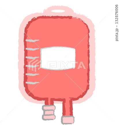 血液・輸血パックのイラスト 132876006