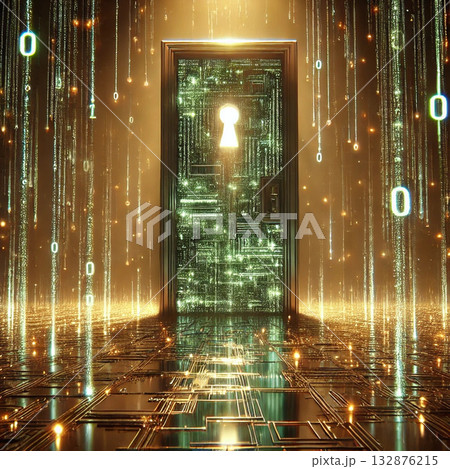 デジタル空間の中で機能するセキュリティ壁 132876215