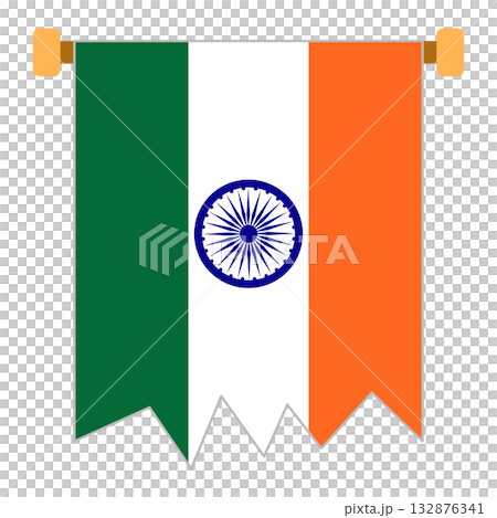 India National Flag  132876341