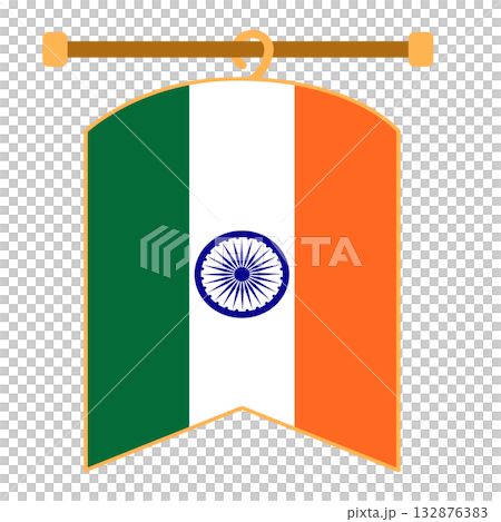 India National Flag 132876383