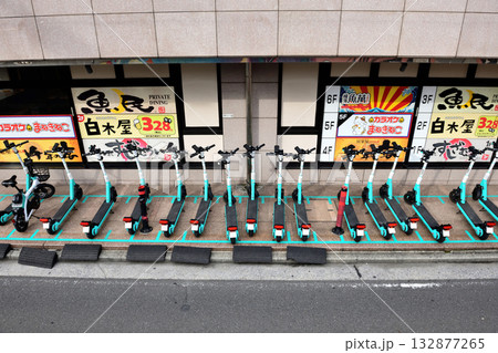 横浜平沼橋のレンタルキックボード置き場 132877265