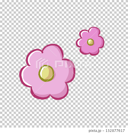 Simple flower illustration Simple flower illustration 132877617