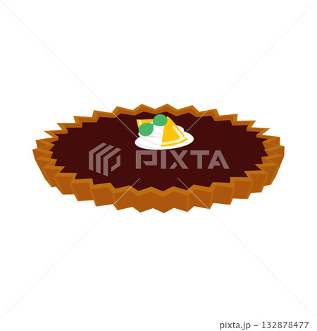 チョコレートタルト　歩オール 132878477