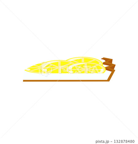 レモンタルト　カット 132878480