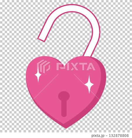 Heart Lock Unlocked 132878808