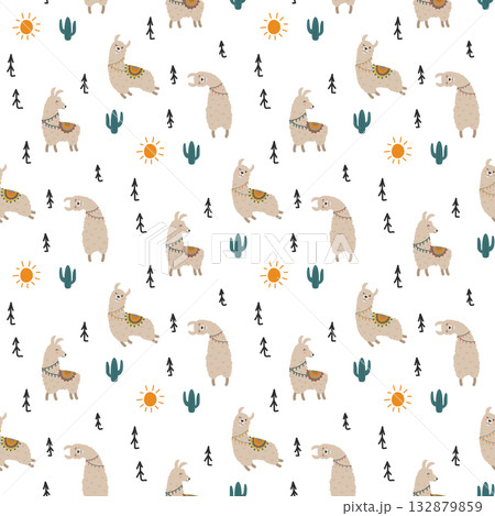 llama print pattern 132879859