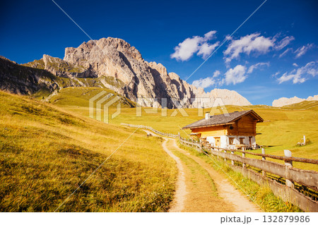 View on the Puez Odle or Geisler summits 132879986