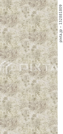 Handpainted Diverse Decorative Patterns Collection With Floral Vintage And Geometric Themes Artwork 132881809
