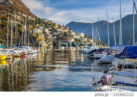 Circolo Velico Lago di Lugano AND EDGE OF Park Ciano in Lugano Circolo Velico Lago di Lugano AND EDGE OF Park Ciano in Lugano 132882112