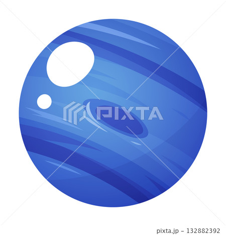 かわいい海王星のイラスト 132882392