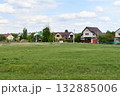 A row of Modern rural houses, Russia 132885006