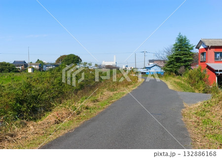 埼玉県中川沿いの風景2025年11月 132886168