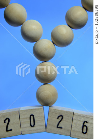 年賀状素材　2026 132886398