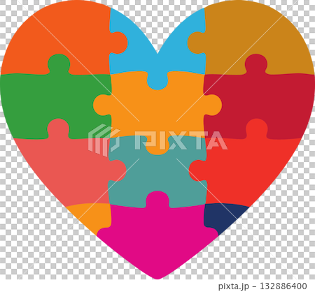 Heart Puzzle 132886400