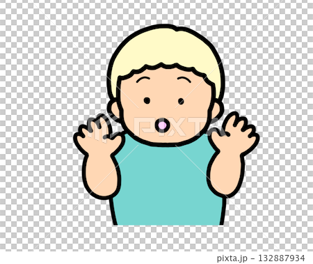 Surprised blonde boy Surprised blonde boy 132887934