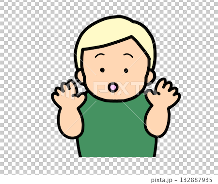 Surprised blonde boy Surprised blonde boy 132887935