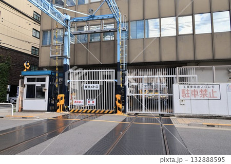 東京メトロ銀座線上野車両基地の風景 東京メトロ銀座線上野車両基地の風景 132888595