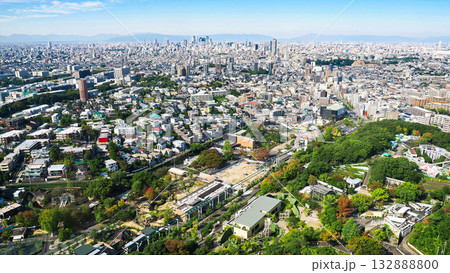 東山スカイタワーから見る名古屋の街(JR名古屋駅方面) 東山スカイタワーから見る名古屋の街(JR名古屋駅方面) 132888800