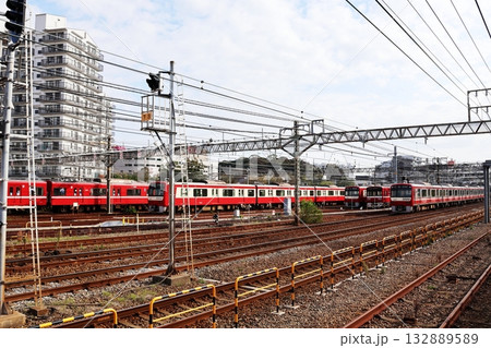 京浜急行電鉄の車両基地・金沢検車区 京浜急行電鉄の車両基地・金沢検車区 132889589