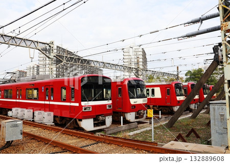 京浜急行電鉄の車両基地・金沢検車区 京浜急行電鉄の車両基地・金沢検車区 132889608