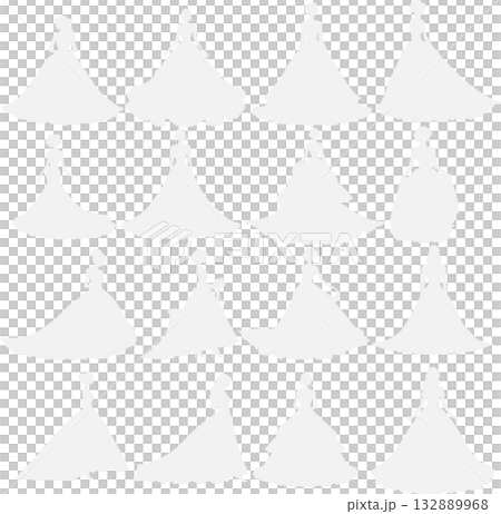 Illustration set of a woman in a dress 132889968