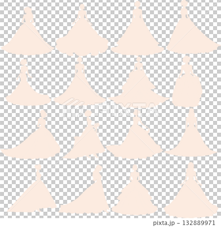 穿著裙子的婦女插圖集 穿著裙子的婦女插圖集 132889971