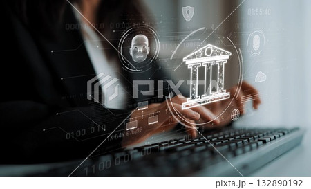 AI-powered digital transformation in government system. Marrow 132890192