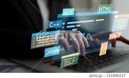 Programmer Coding with Digital Interface and Language Overlays Muxer 132890227