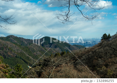 高尾エリア縦走登山、東京 高尾エリア縦走登山、東京 132890255