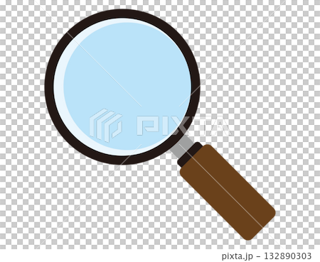 Magnifying glass vector illustration loupe icon Magnifying glass vector illustration loupe icon 132890303