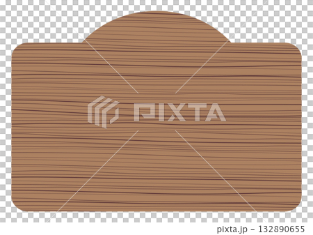 圓形木紋招牌框架 132890655