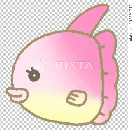 かわいいマンボウ 132891732