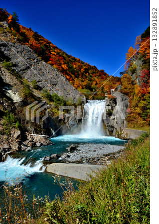 大井川源流と秋の紅葉 大井川源流と秋の紅葉 132891852