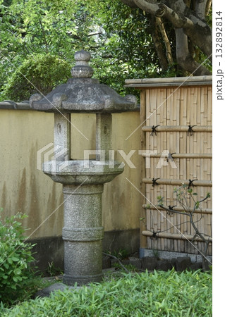 太田黒公園の庭園　枯山水 132892814