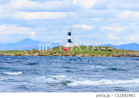 秋の大間埼灯台 青森県大間町 秋の大間埼灯台 青森県大間町 132892961