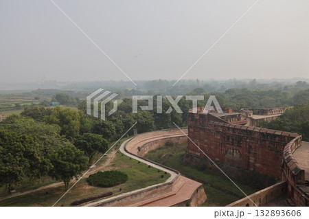 【インド】アーグラ城塞からの風景 132893606
