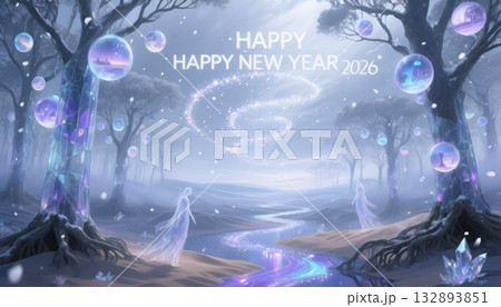 Enchanted Winter Forest Happy New Year 2026 Celebration image photo Enchanted Winter Forest Happy New Year 2026 Celebration image photo 132893851