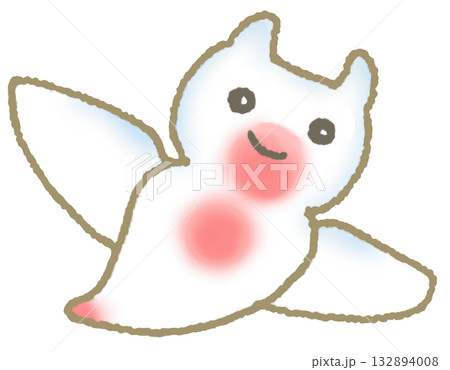 ゆったり泳ぐクリオネ 132894008