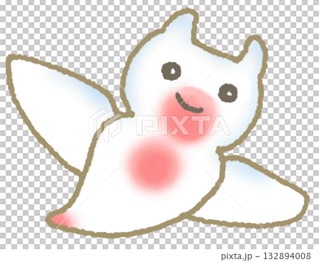ゆったり泳ぐクリオネ 132894008