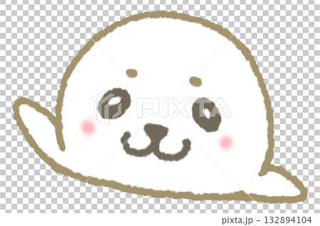 可愛的小海豹 132894104