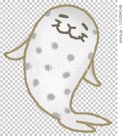 可愛的海豹 132894146