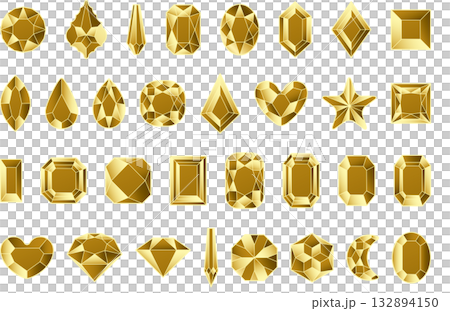 切割玻璃 P,1 金 切割玻璃 P,1 金 132894150