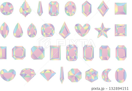 カットガラスP、20虹淡 132894151