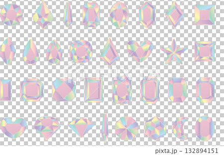 カットガラスP、20虹淡 132894151