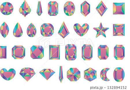 カットガラスP、21虹濃 132894152