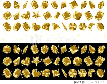 カットガラスP、光、1金 132894153