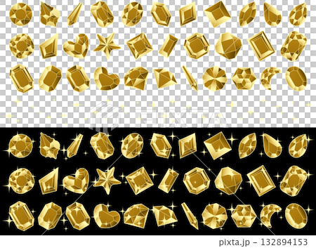 Cut Glass P, Light, 1 Gold 132894153